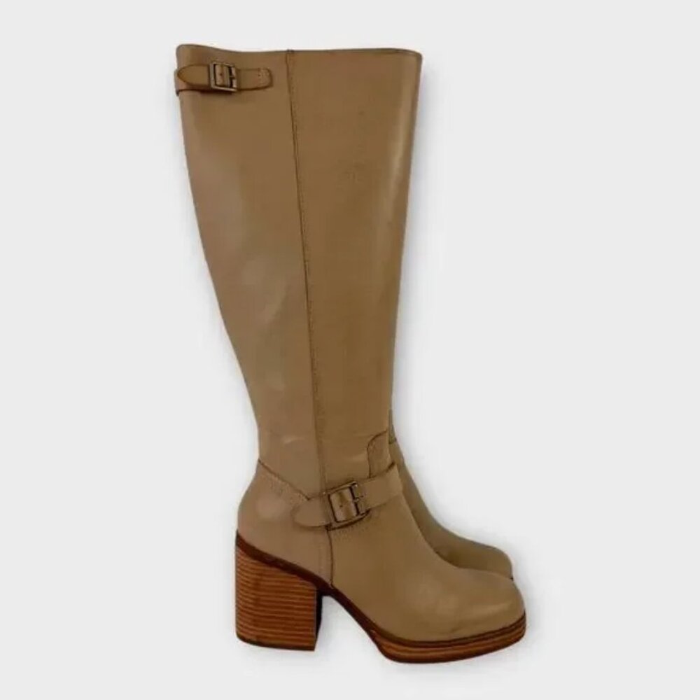 KORKS Women’s Karalyn Knee High Boot Cream Size 6.5M - Picture 4 of 6
